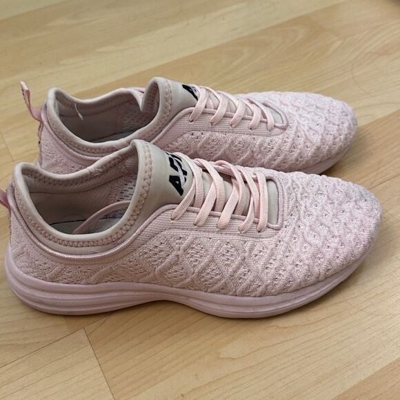 APL Athletic Propulsion Labs Women’s Techloom Phantom Sneakers Light Pink Size 9 - Picture 4 of 5